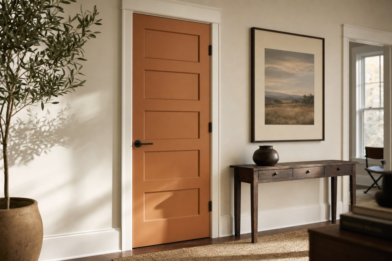 Durango by Benjamin Moore on interior-doors