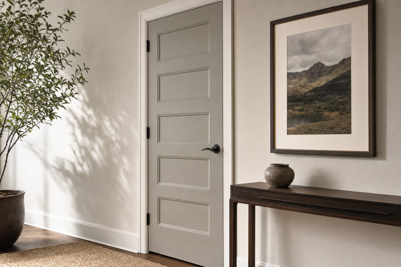 Desert by Benjamin Moore on interior-doors