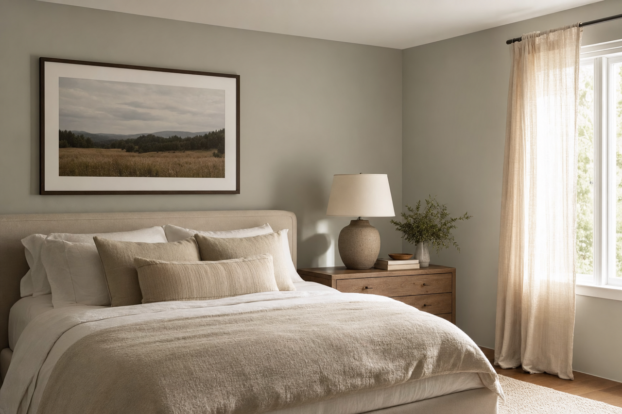 Sea by Benjamin Moore on interiors