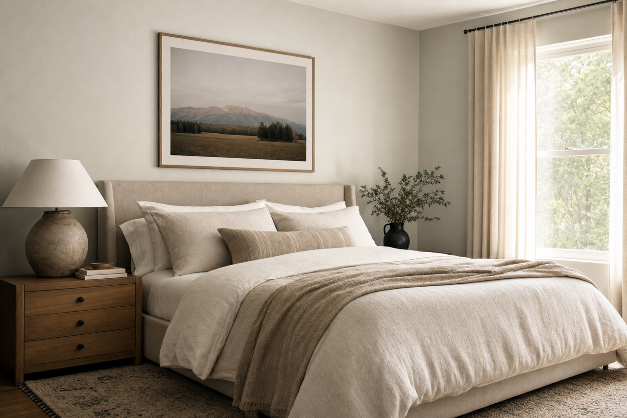 Gray by Benjamin Moore on interiors