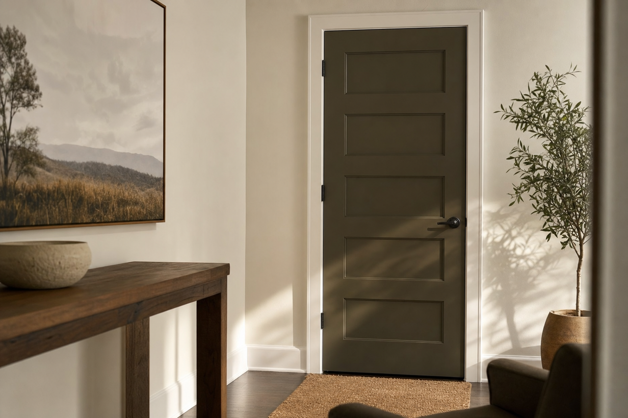 Southern by Benjamin Moore on interior-doors
