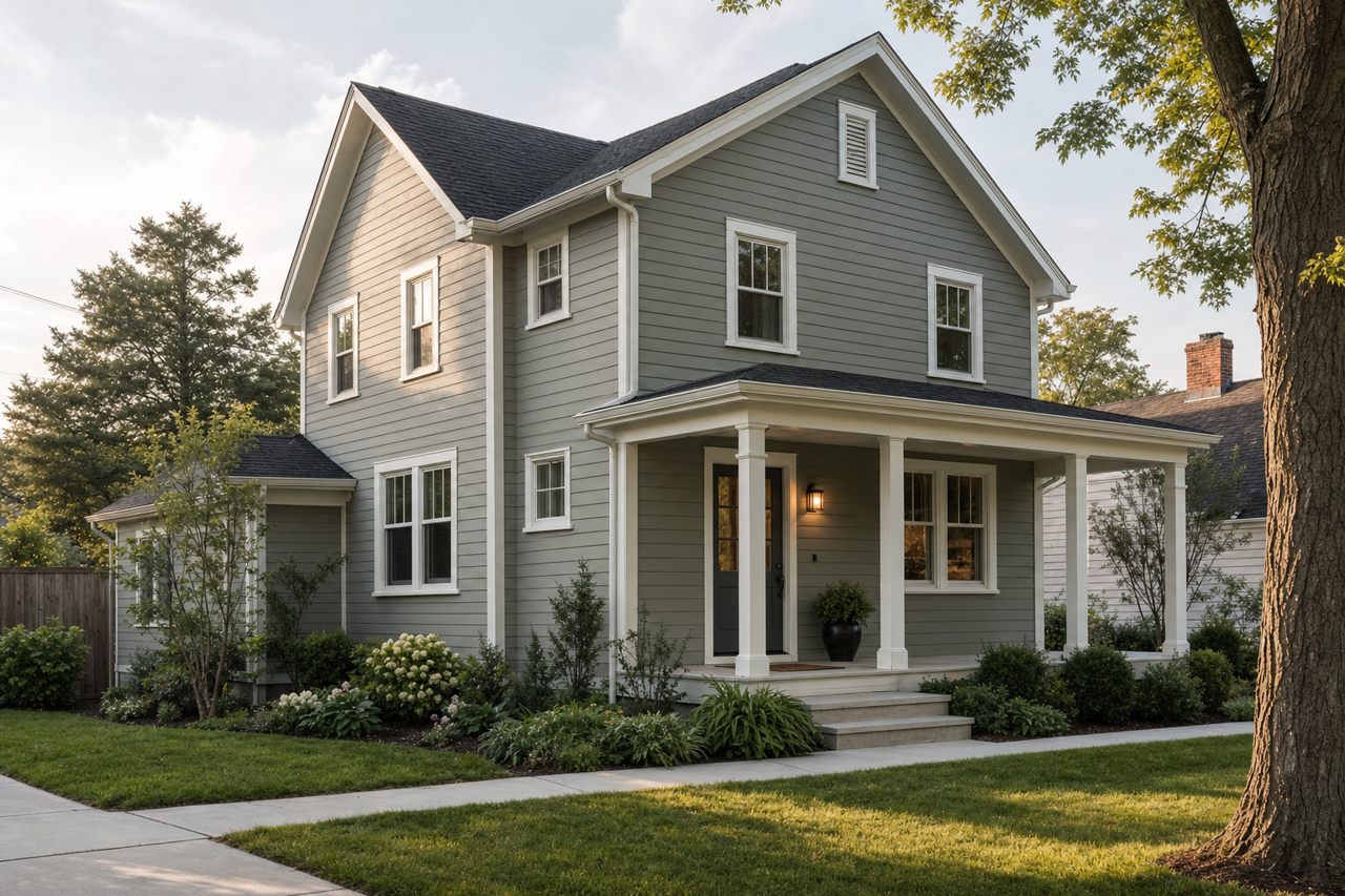 Carolina by Benjamin Moore on exterior
