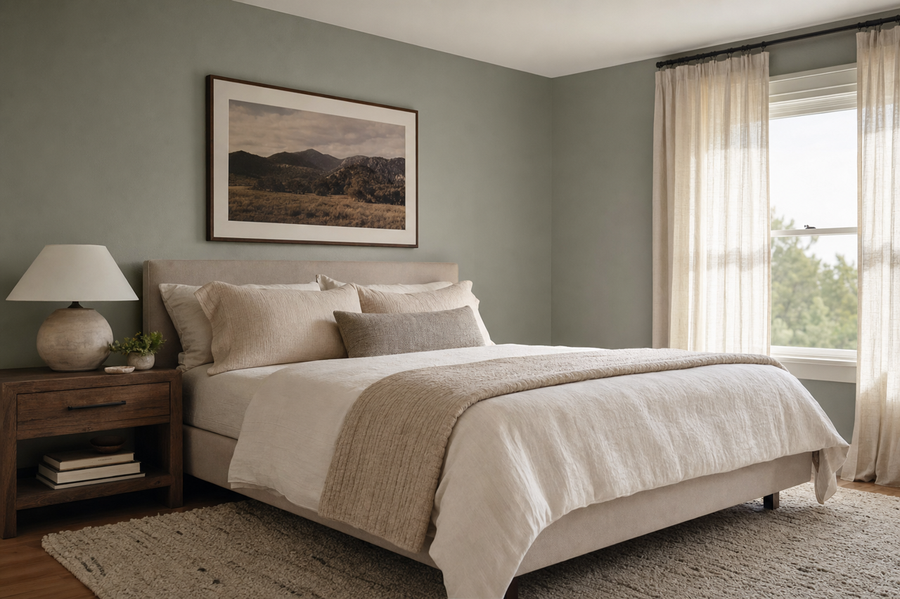 Carolina by Benjamin Moore on interiors