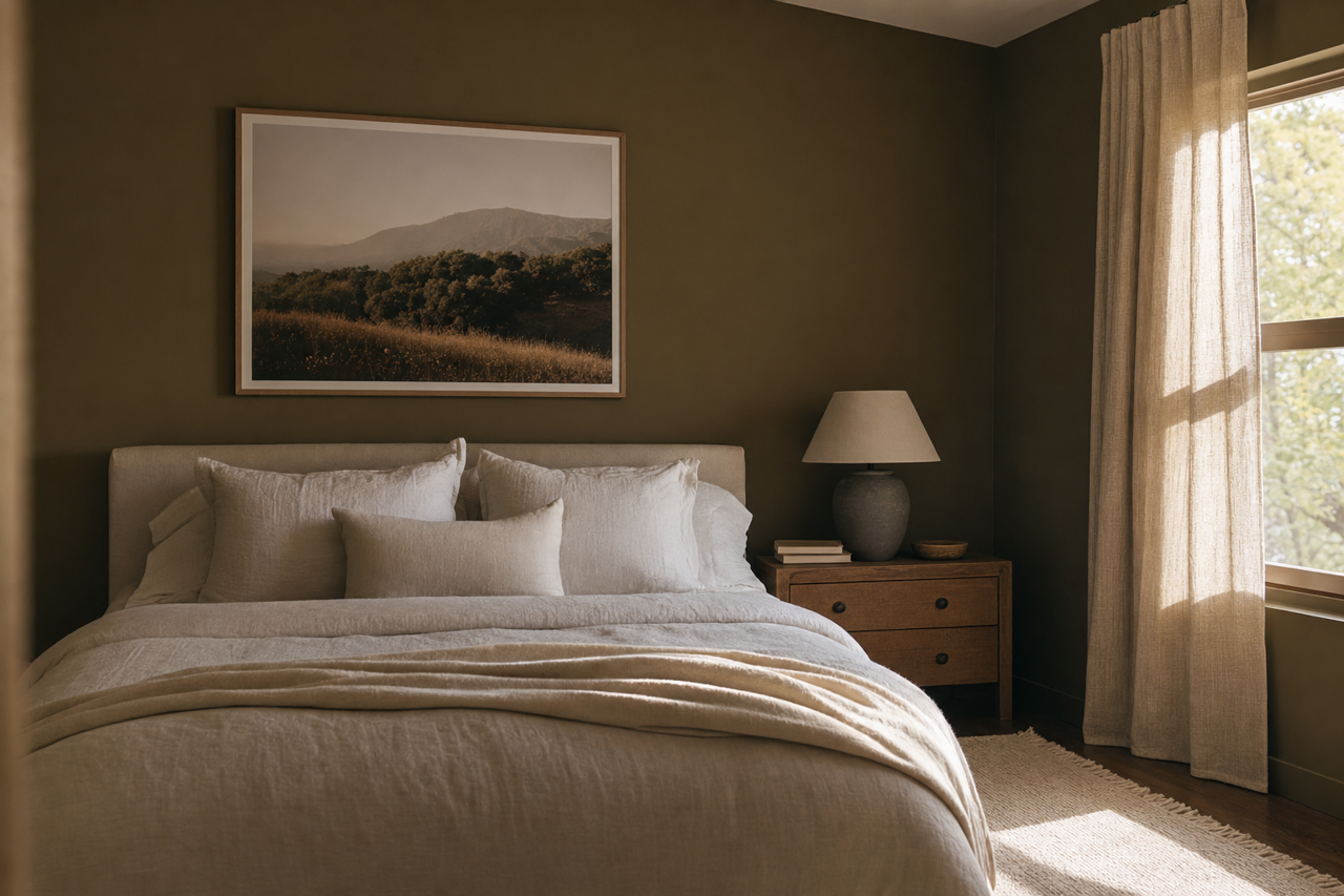 River by Benjamin Moore on interiors