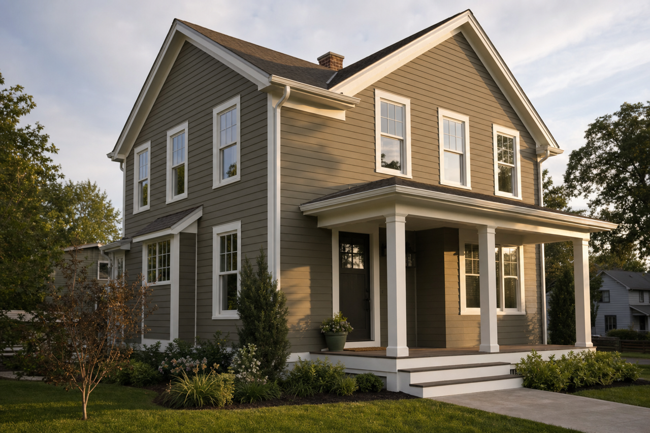Dakota by Benjamin Moore on exterior