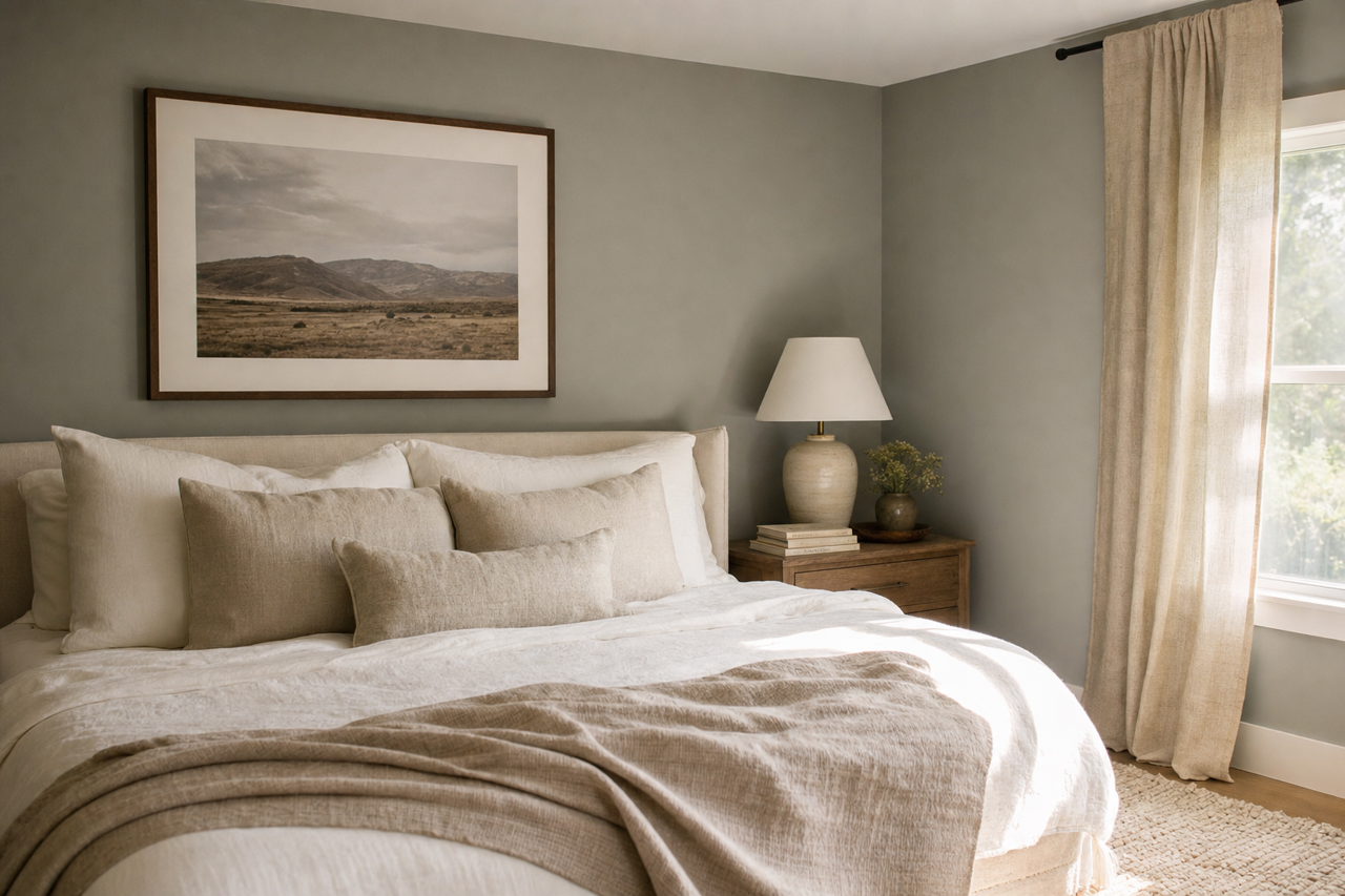 Heather by Benjamin Moore on interiors