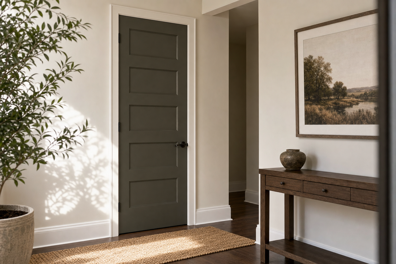 Fatigue by Benjamin Moore on interior-doors