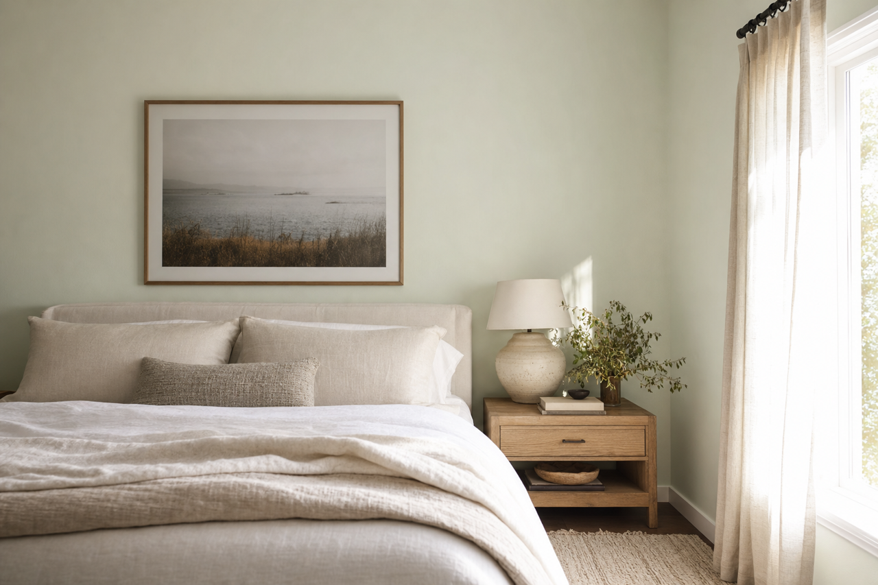 Winter by Benjamin Moore on interiors