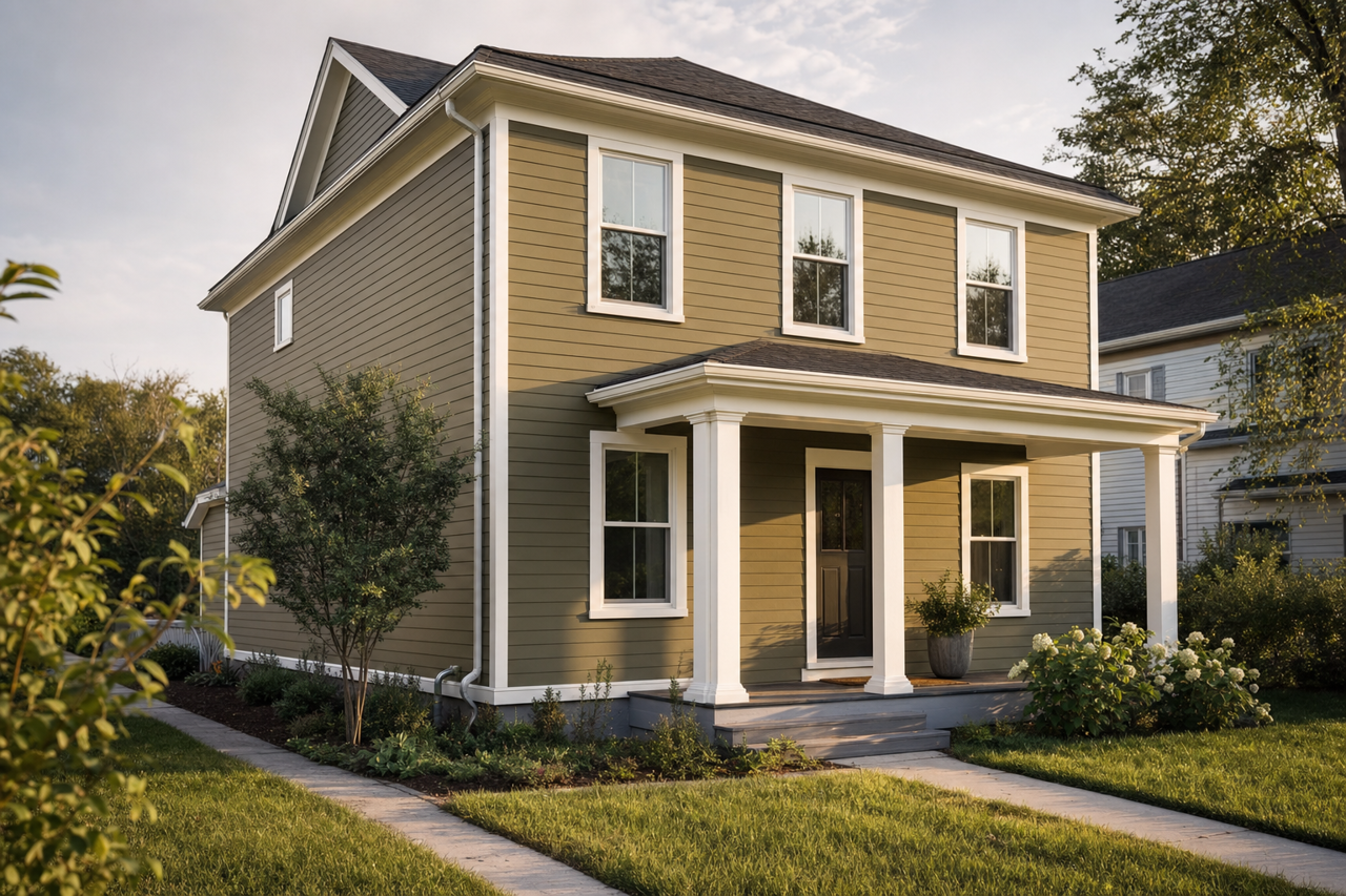 Cabbage by Benjamin Moore on exterior