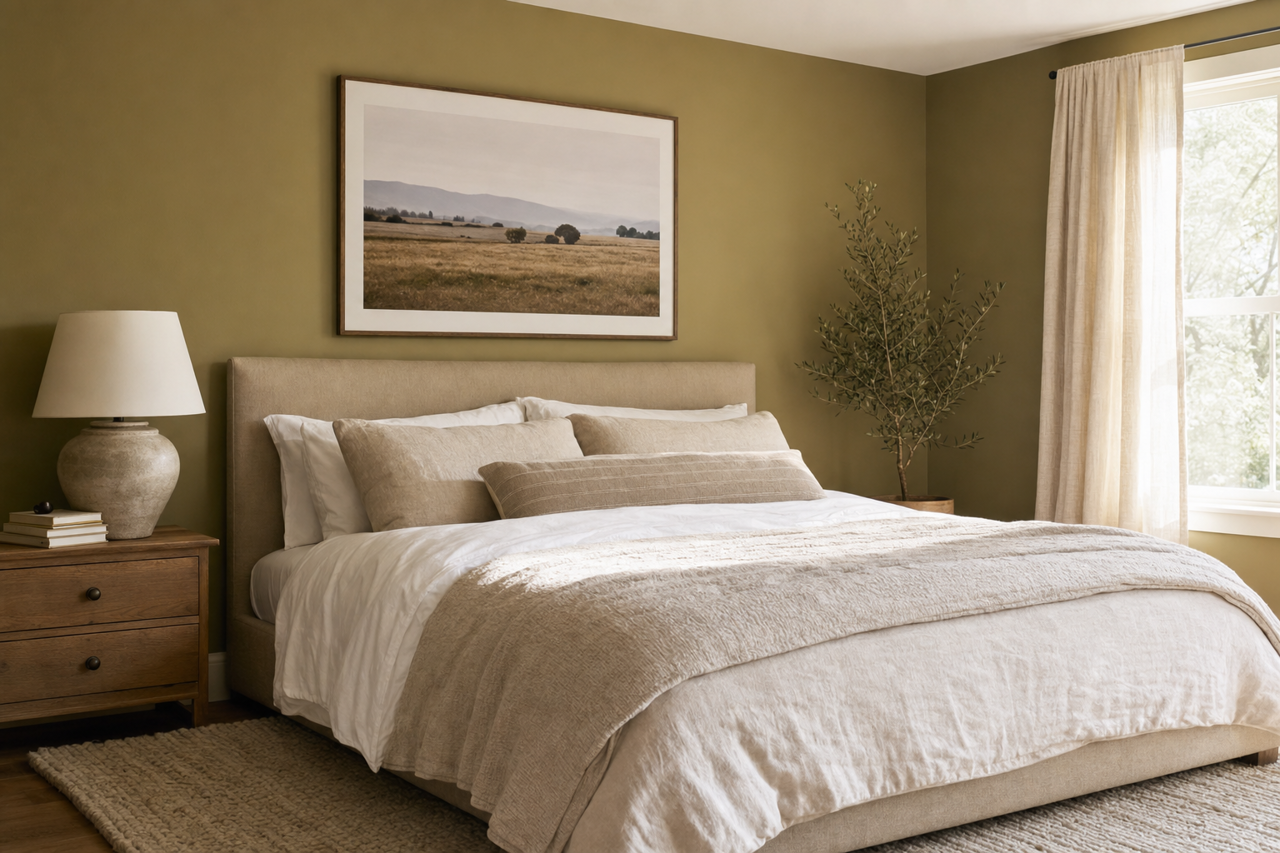 Cabbage by Benjamin Moore on interiors