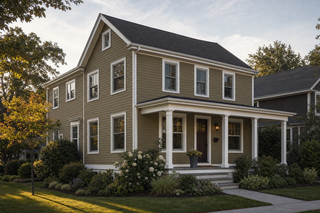 Turtle by Benjamin Moore on exterior
