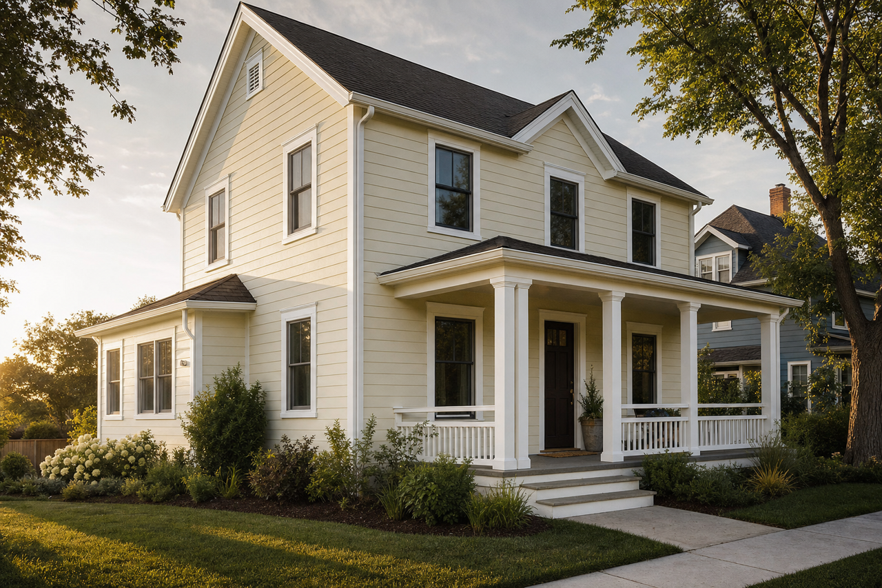 November by Benjamin Moore on exterior