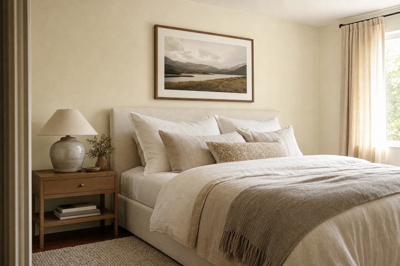 Icicle by Benjamin Moore on interiors