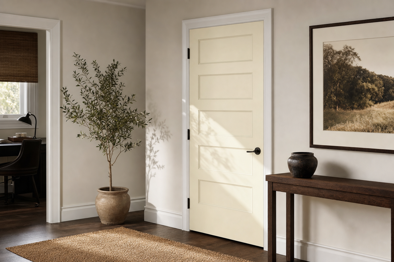 Simply by Benjamin Moore on interior-doors