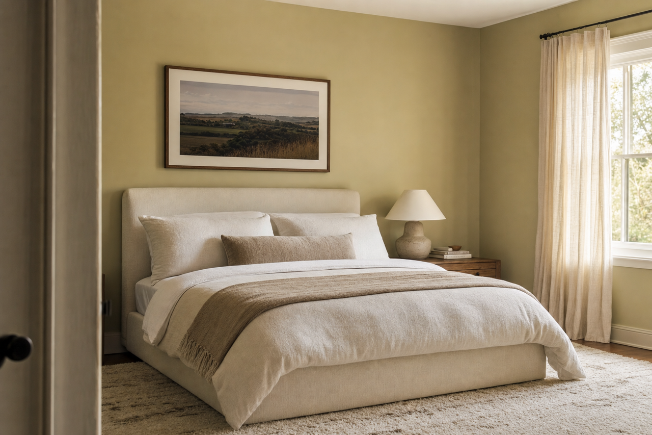 Rosemary by Benjamin Moore on interiors