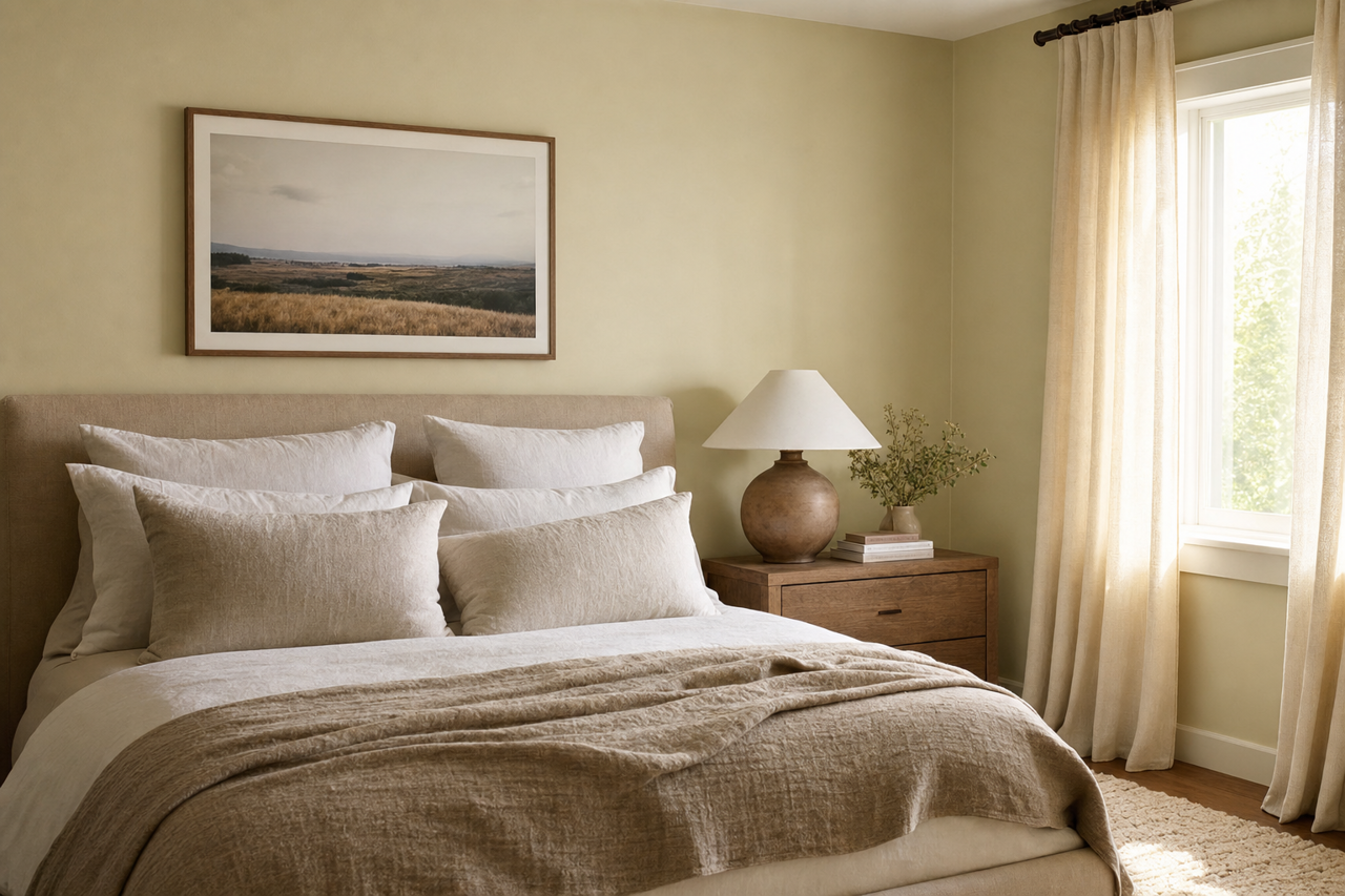 Soft by Benjamin Moore on interiors