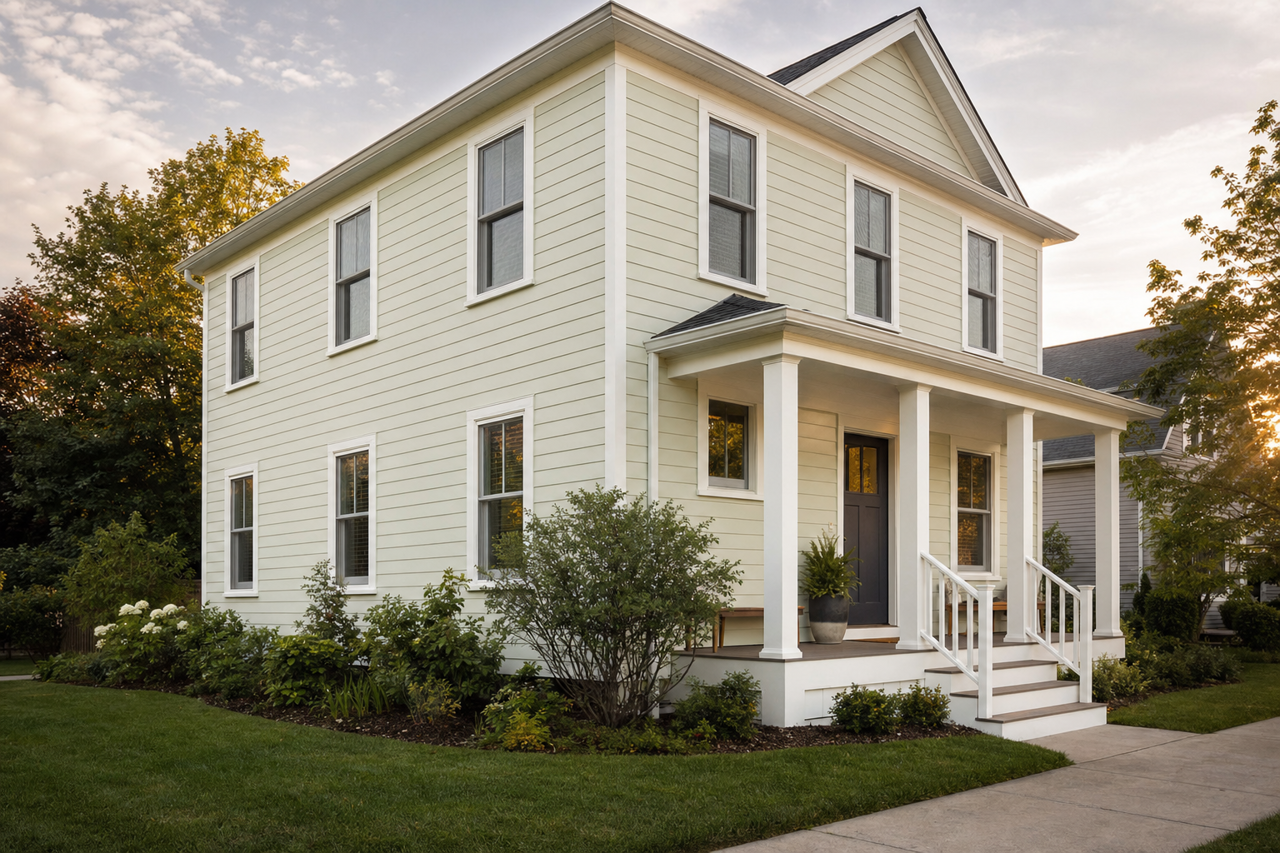 Silken by Benjamin Moore on exterior