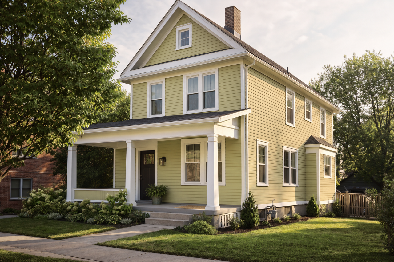 Brookside by Benjamin Moore on exterior