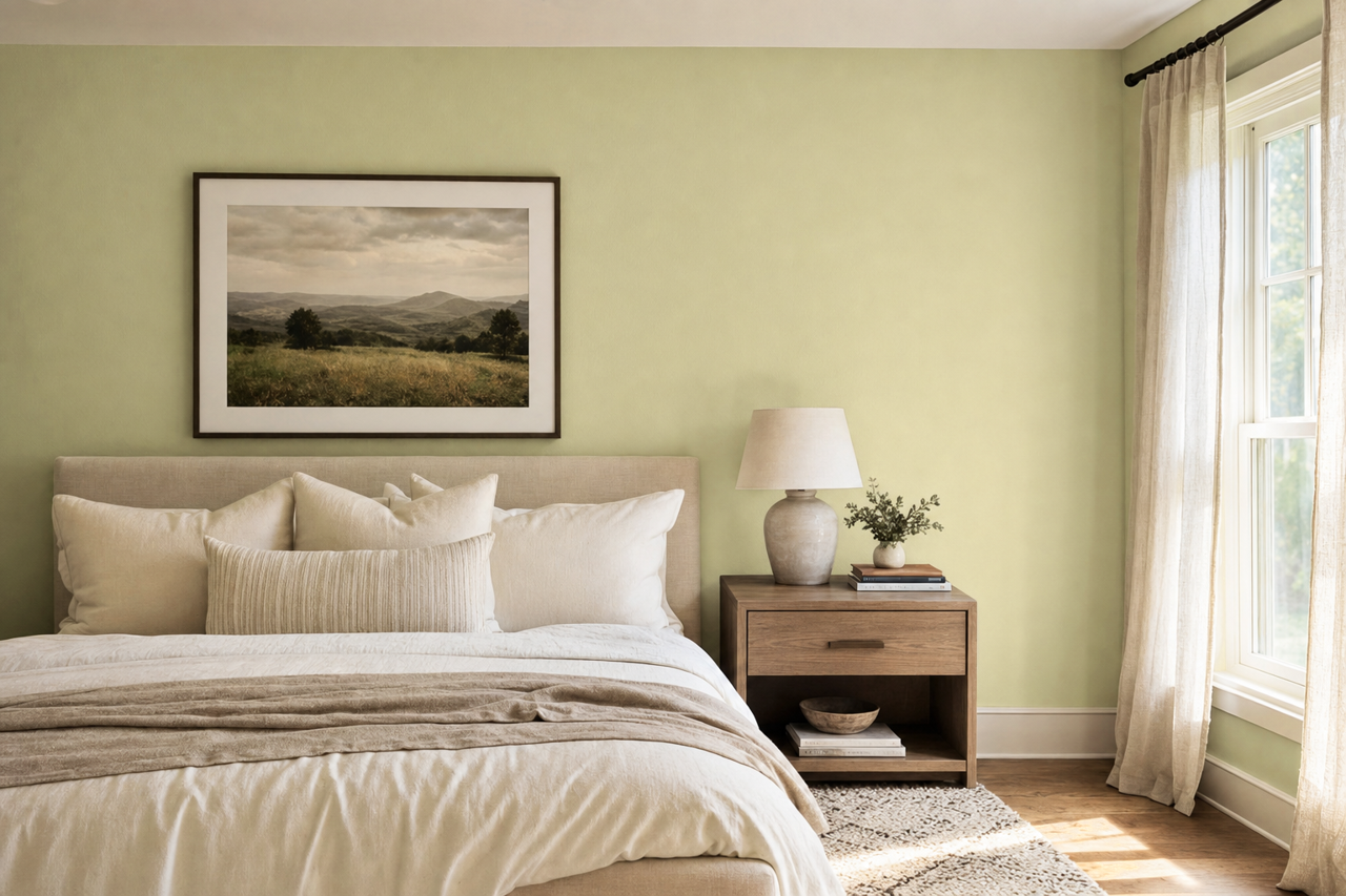 Fernwood by Benjamin Moore on interiors