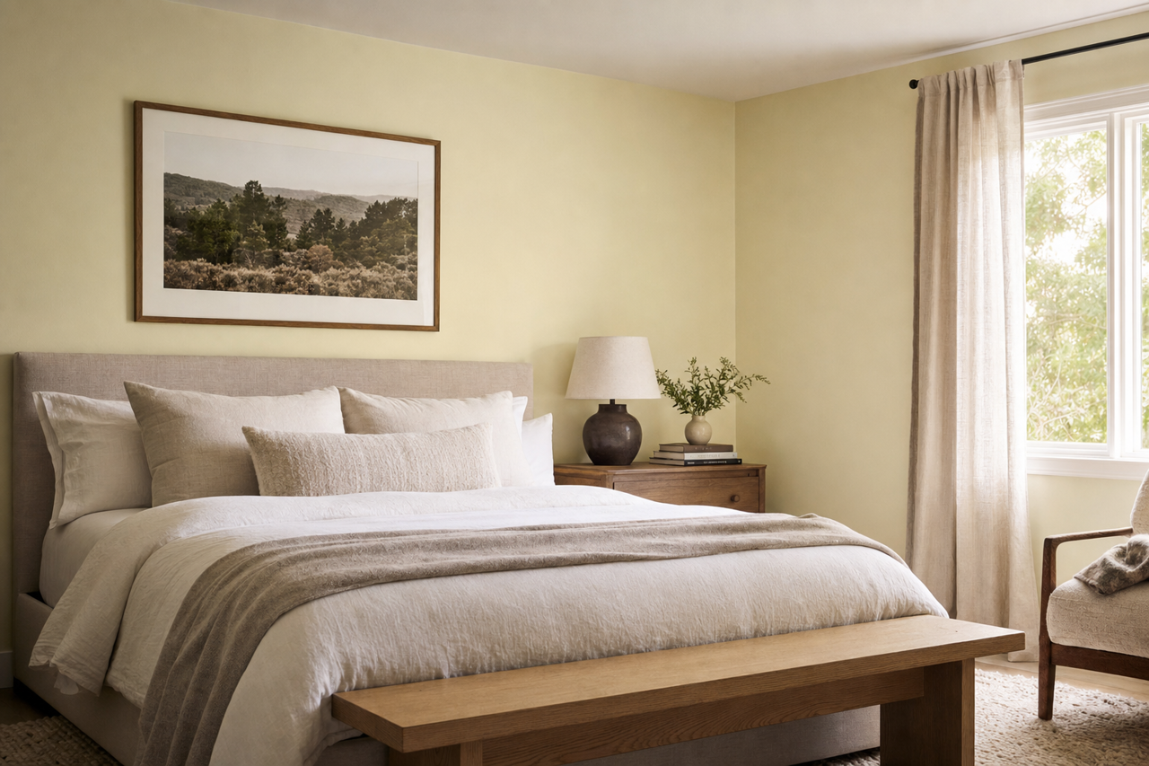 Limesicle by Benjamin Moore on interiors