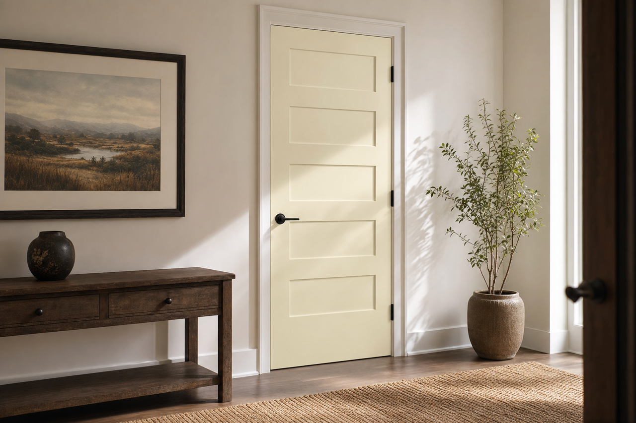 Minced by Benjamin Moore on interior-doors