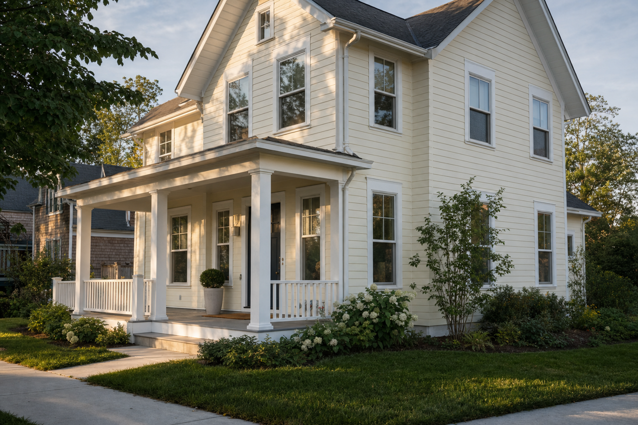 Cotton by Benjamin Moore on exterior