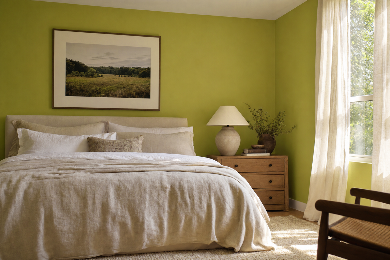 Forest by Benjamin Moore on interiors