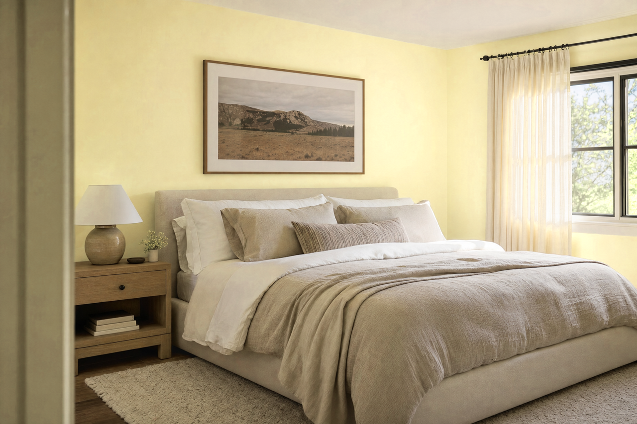 Rainforest by Benjamin Moore on interiors