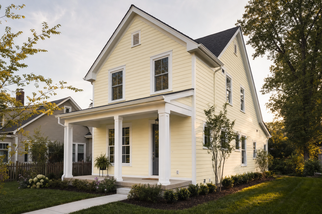 Bavarian by Benjamin Moore on exterior