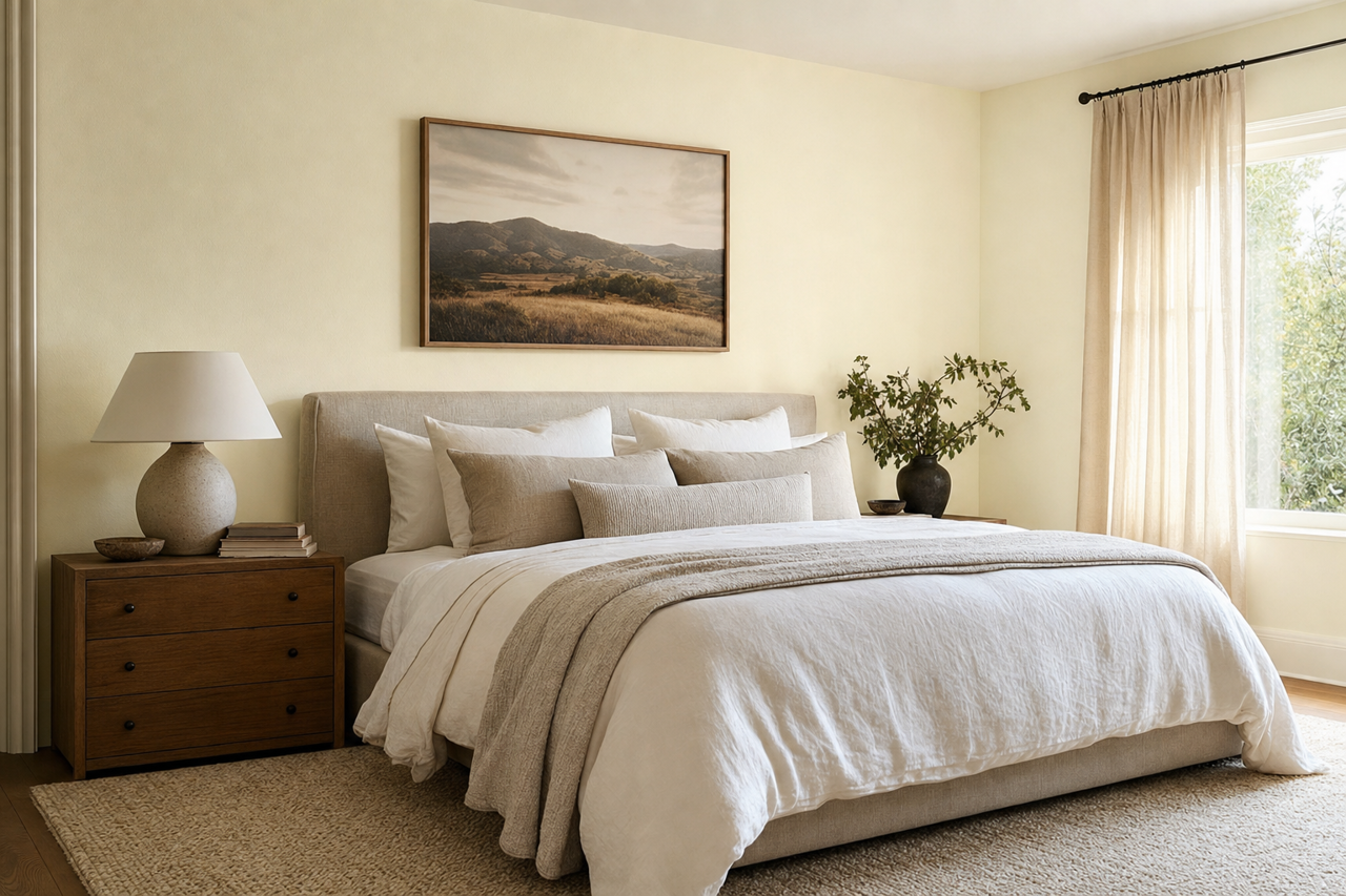 Bavarian by Benjamin Moore on interiors
