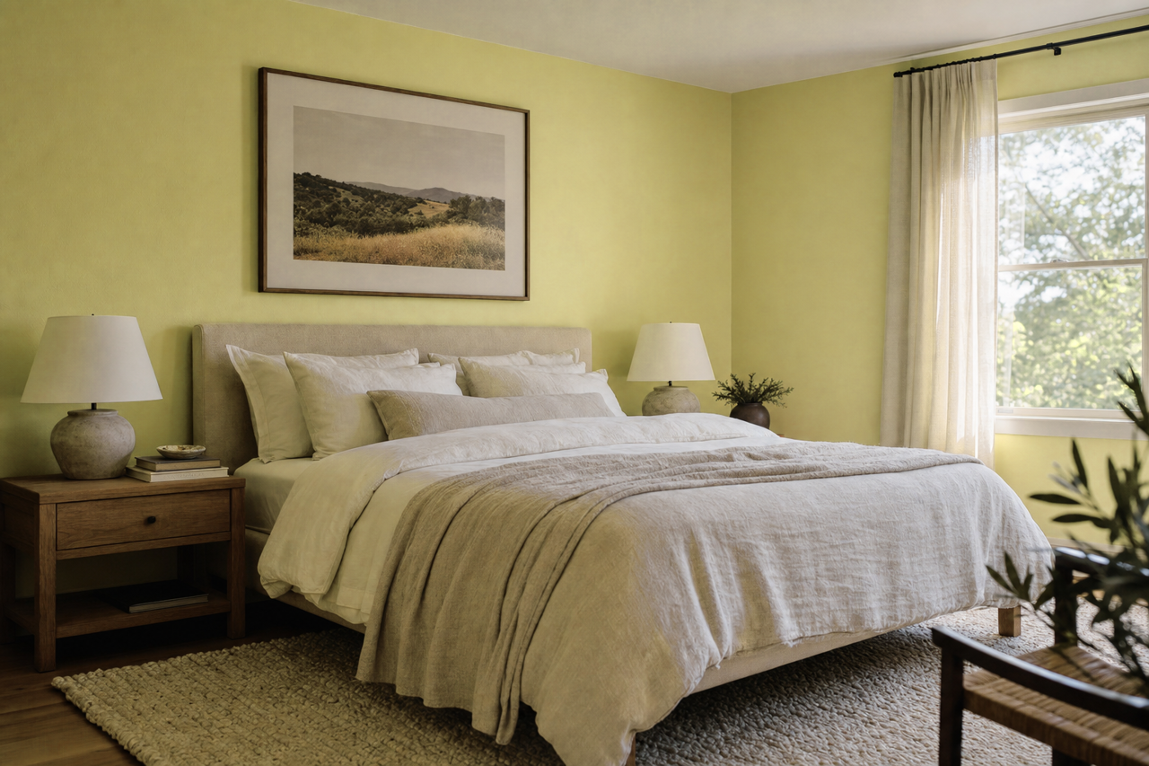 Dill by Benjamin Moore on interiors