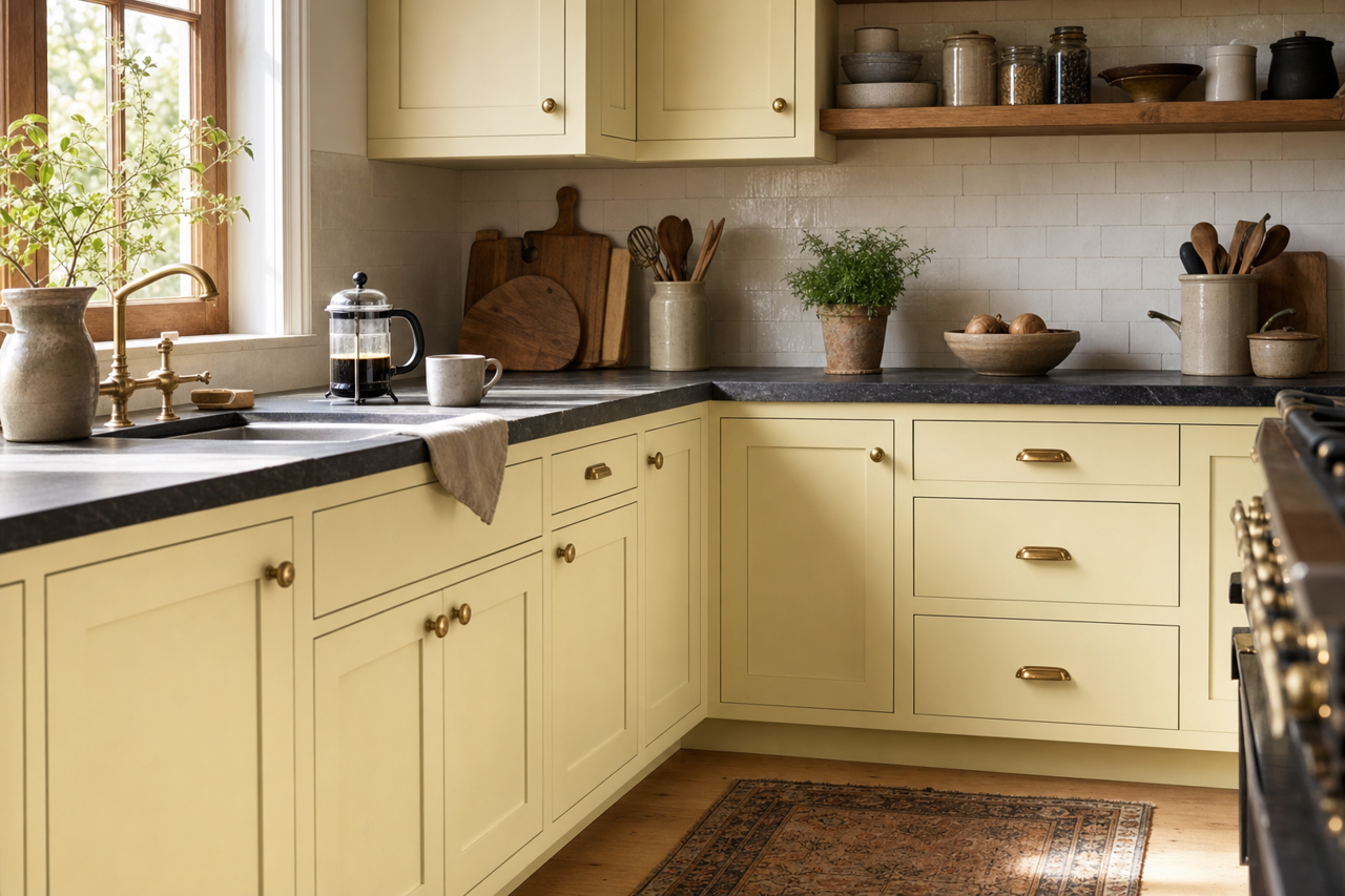 Dark by Benjamin Moore on cabinets