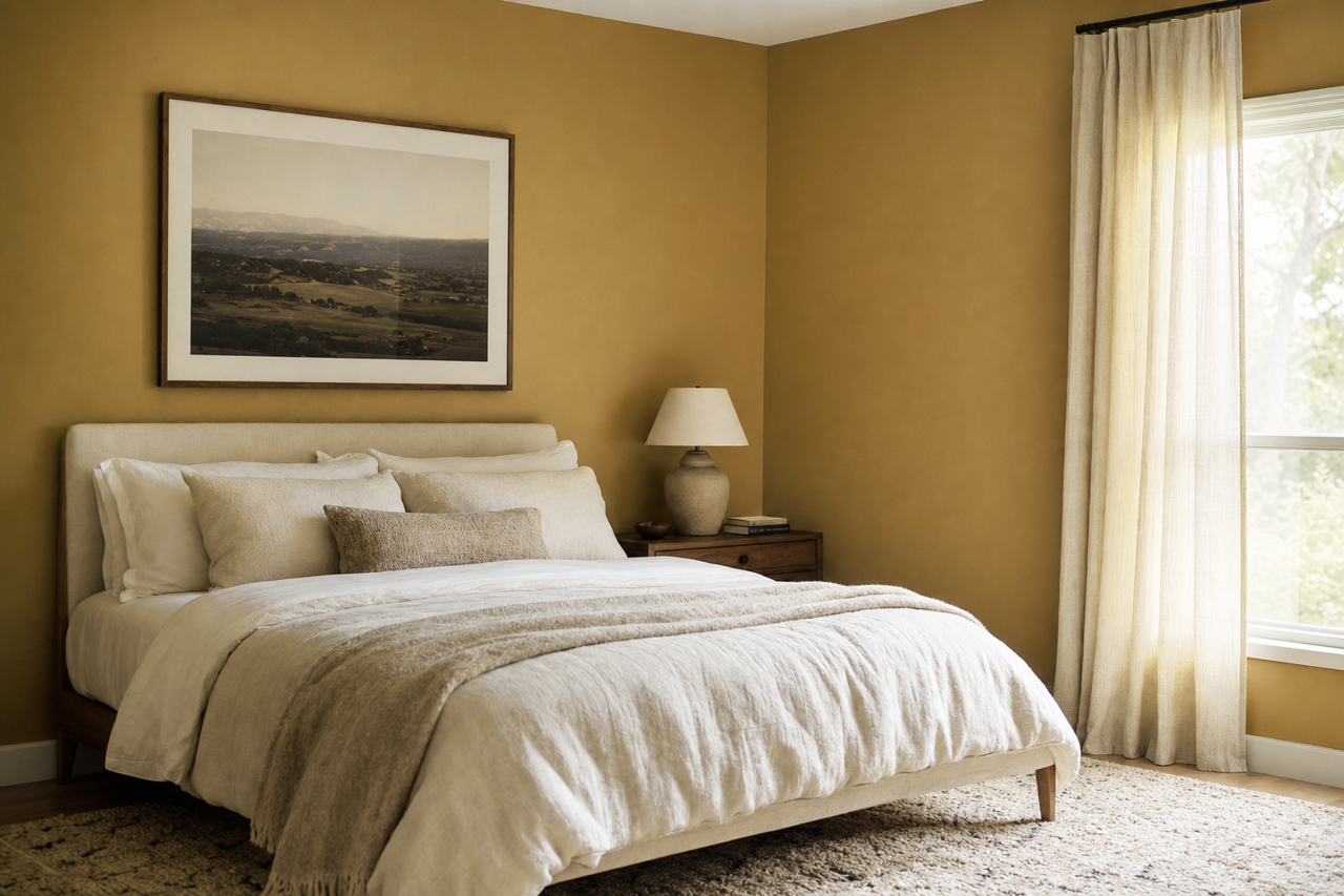 Thyme by Benjamin Moore on interiors