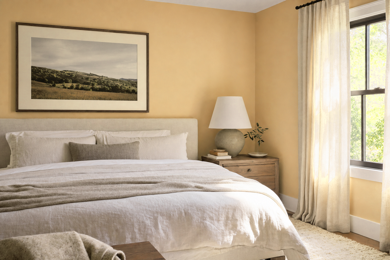 Light by Benjamin Moore on interiors