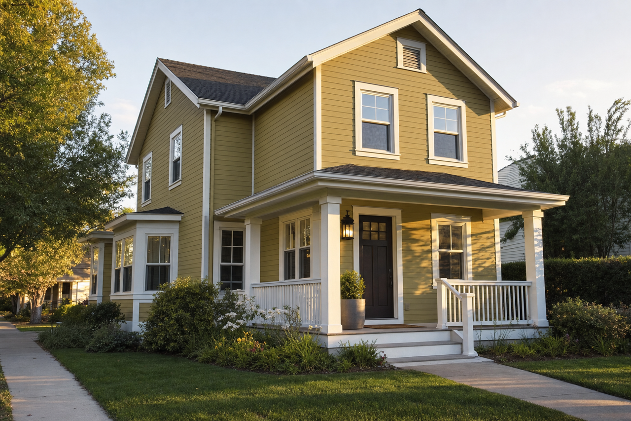 G.I. by Benjamin Moore on exterior