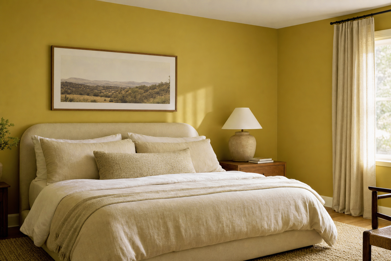 Lichen by Benjamin Moore on interiors