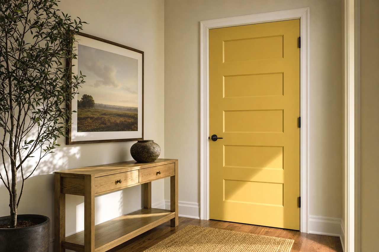 Savannah by Benjamin Moore on interior-doors