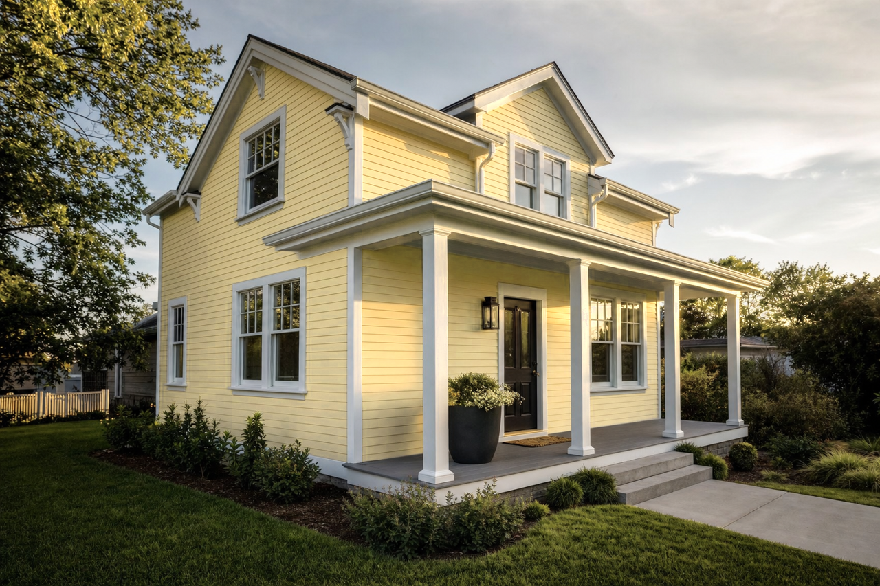 Spring by Benjamin Moore on exterior