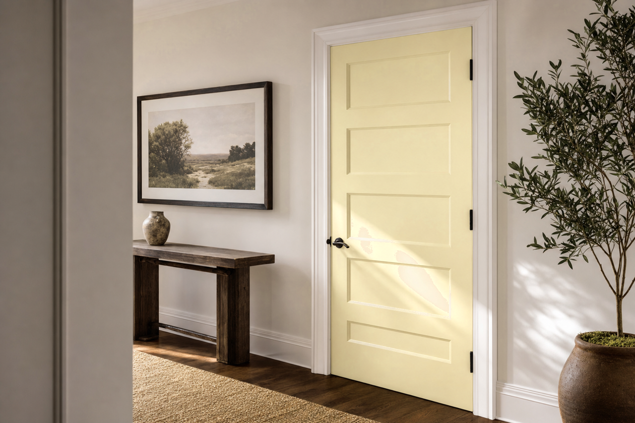 Hampton by Benjamin Moore on interior-doors