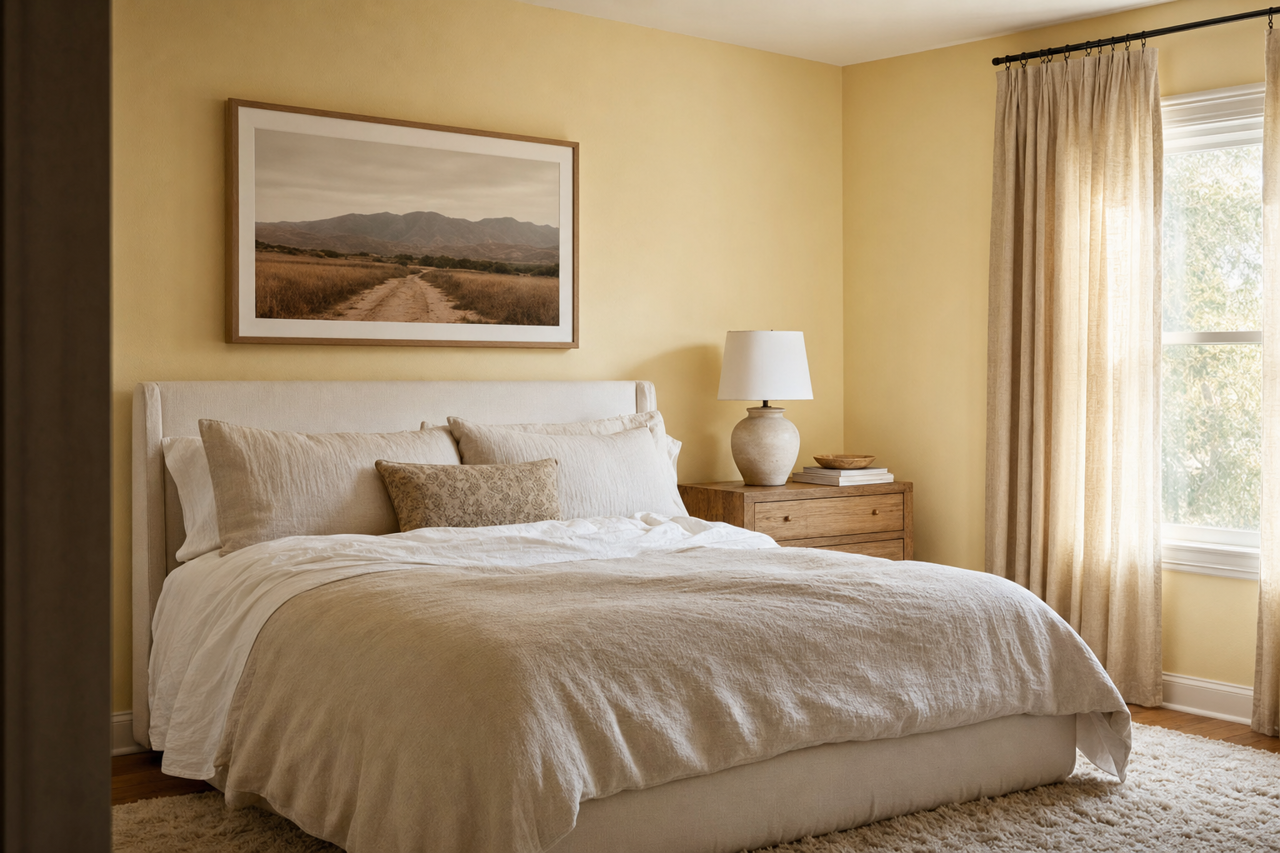 Pale by Benjamin Moore on interiors