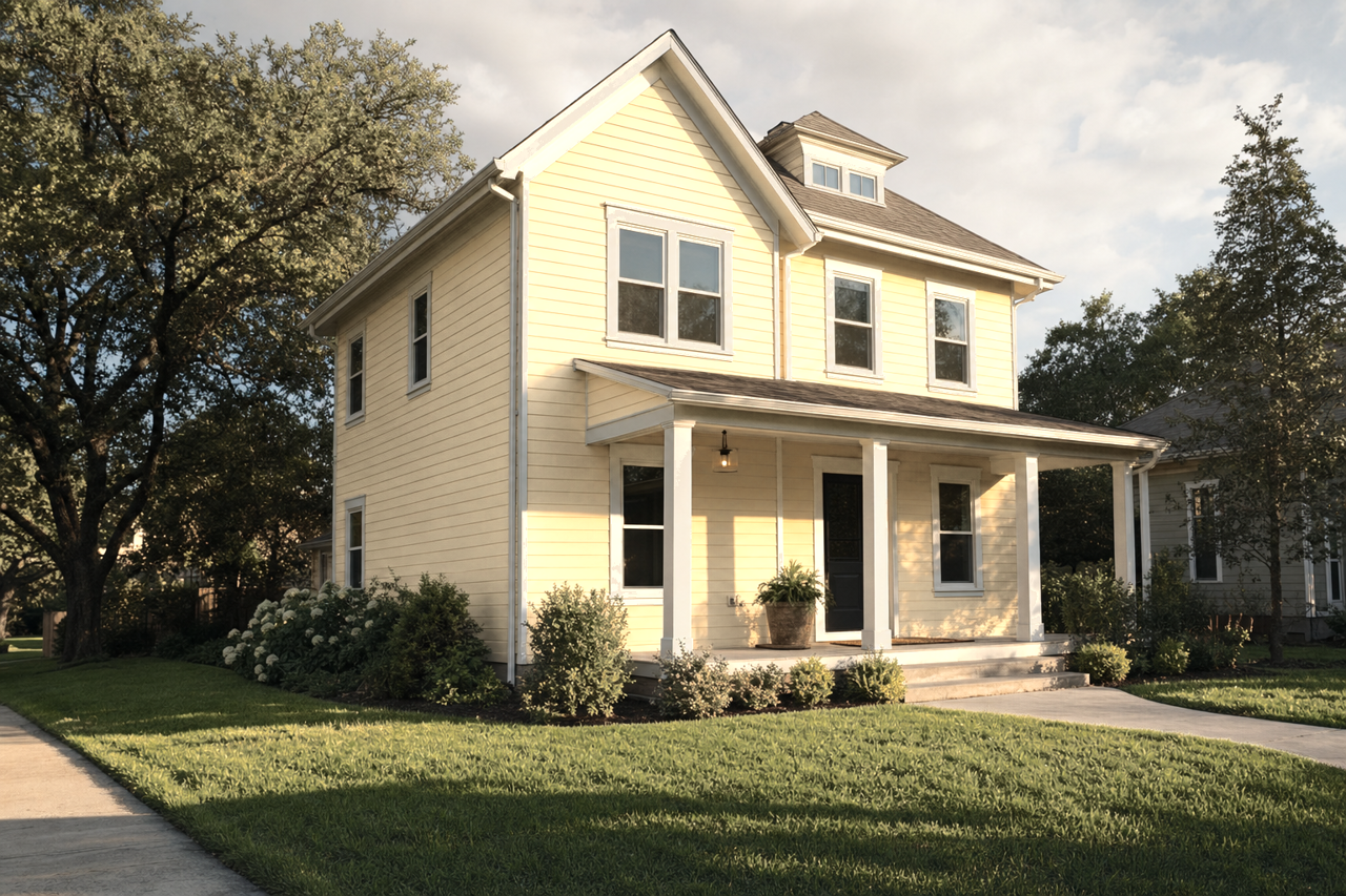 Bronzed by Benjamin Moore on exterior