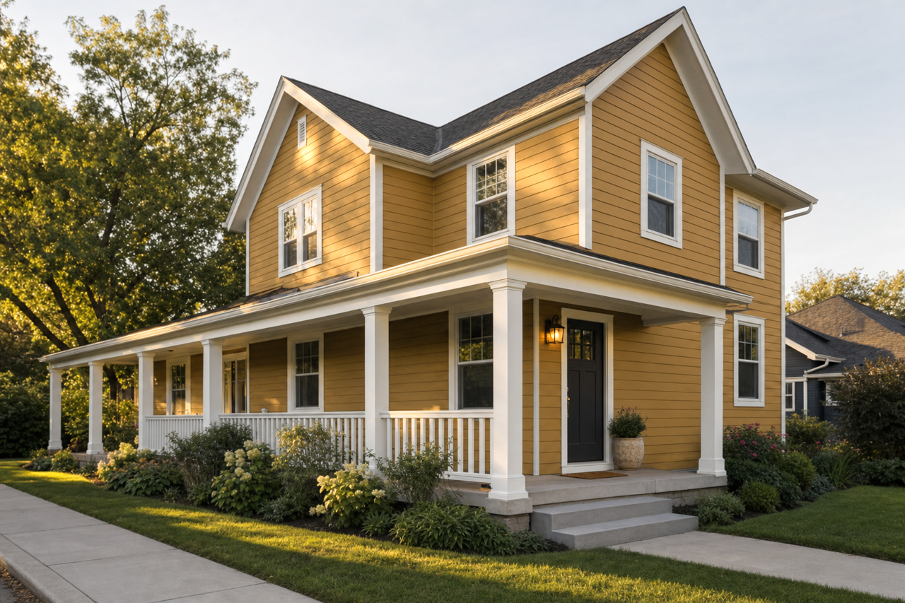 Medieval by Benjamin Moore on exterior
