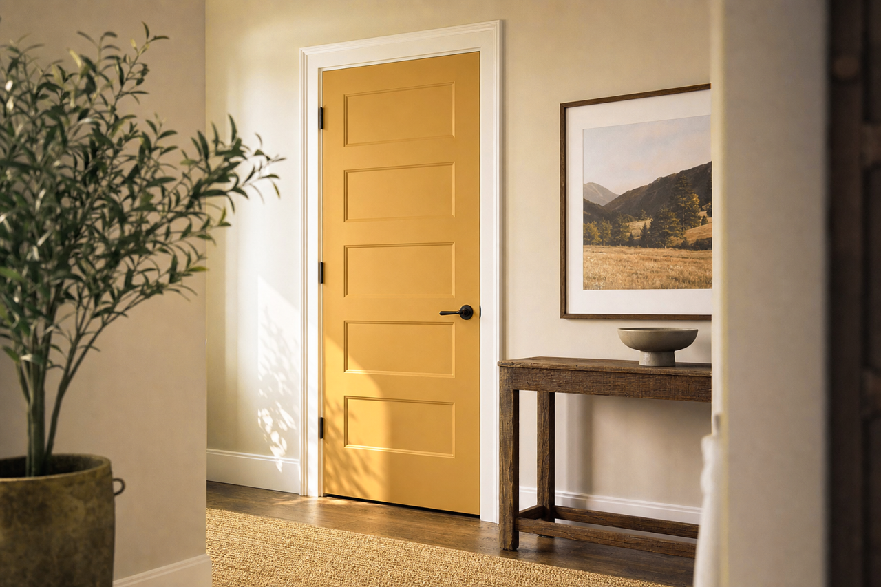 Autumn by Benjamin Moore on interior-doors