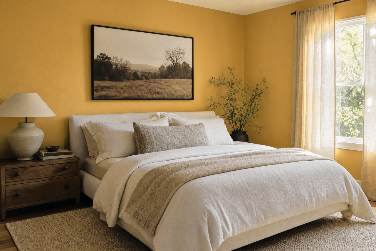 Autumn by Benjamin Moore on interiors