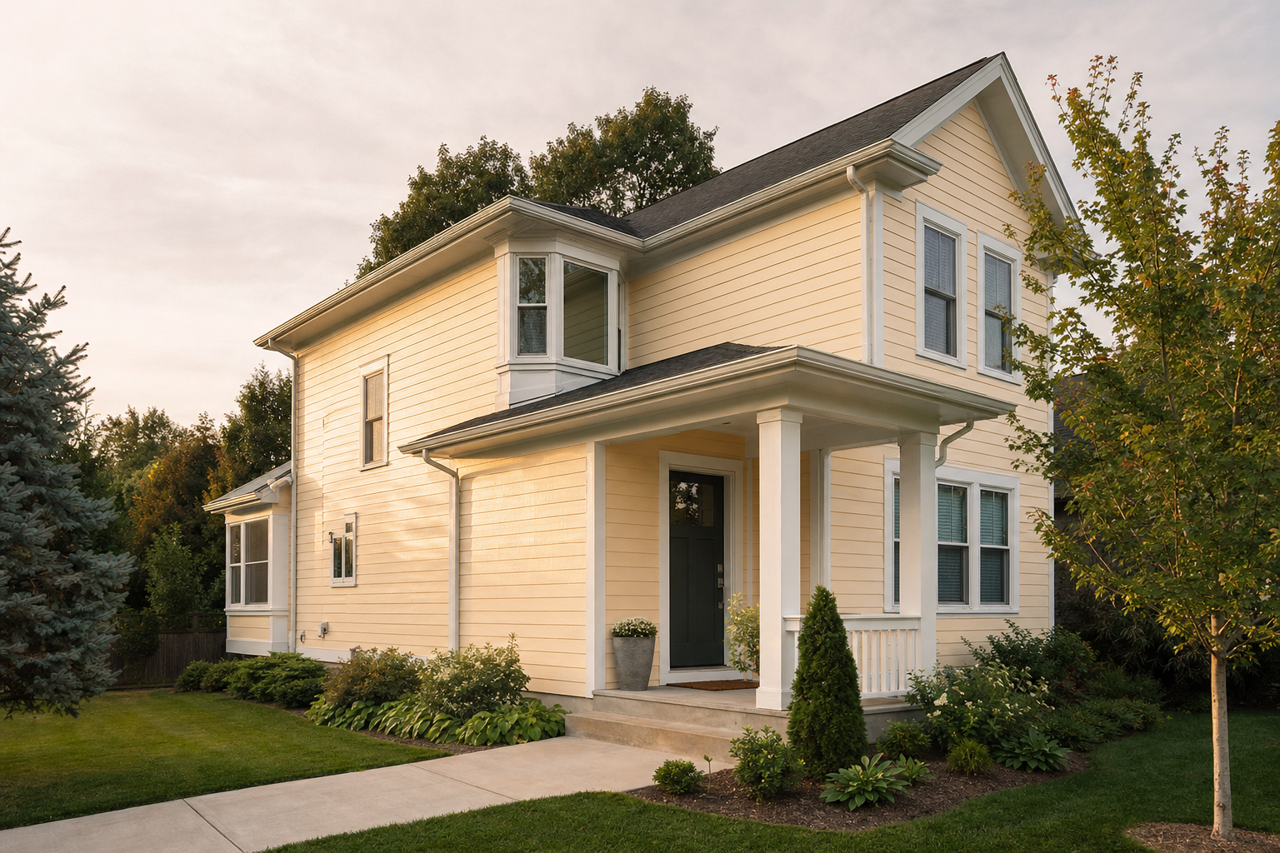 Mannequin by Benjamin Moore on exterior