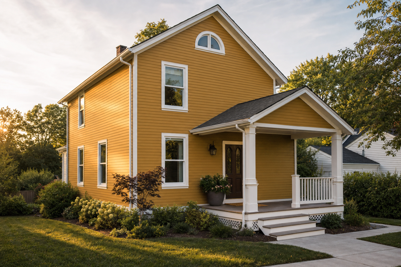 Corduroy by Benjamin Moore on exterior