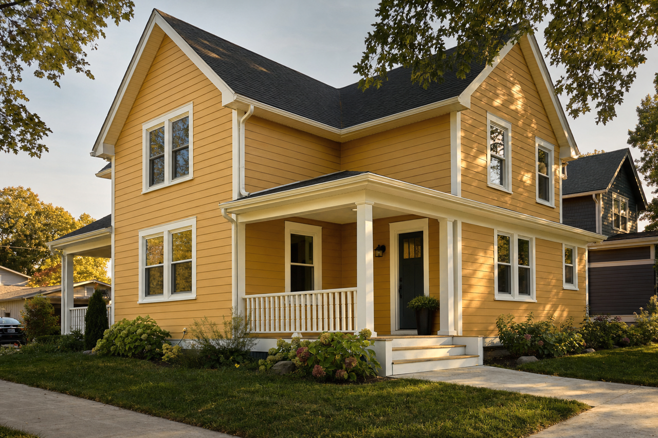 Tapestry by Benjamin Moore on exterior