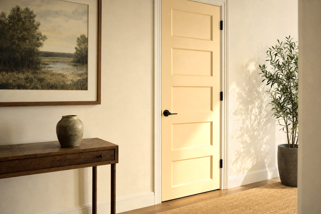 Desert by Benjamin Moore on interior-doors