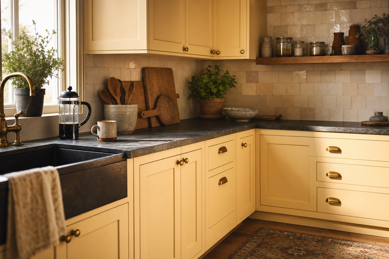Rich by Benjamin Moore on cabinets