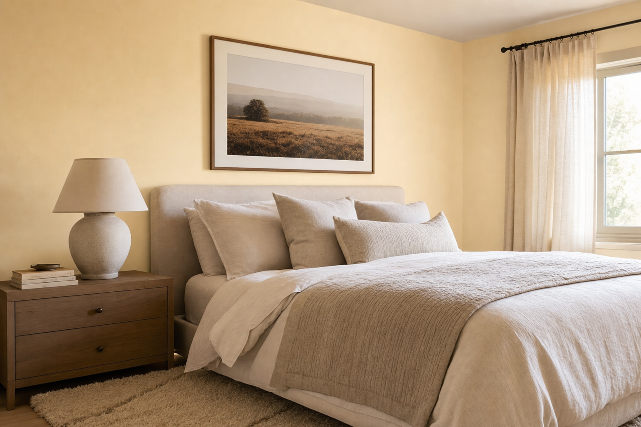 Ivory by Benjamin Moore on interiors